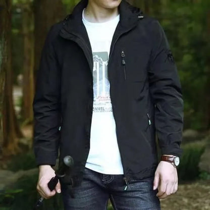 Men Outdoor Windproof Hiking Jackets