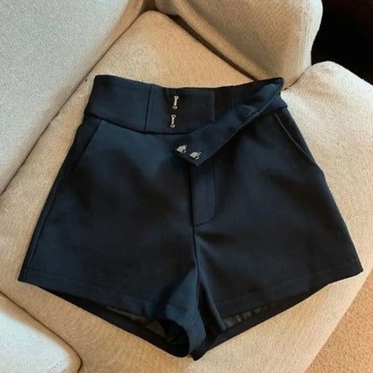 Women Shorts Mooyufon Black Shorts