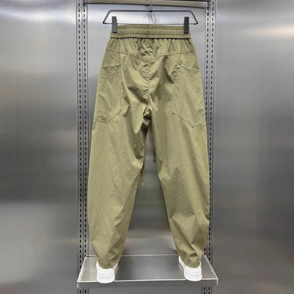Men's Casual Pants Loose Straight Trousers