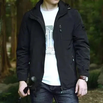 Men Outdoor Windproof Hiking Jackets