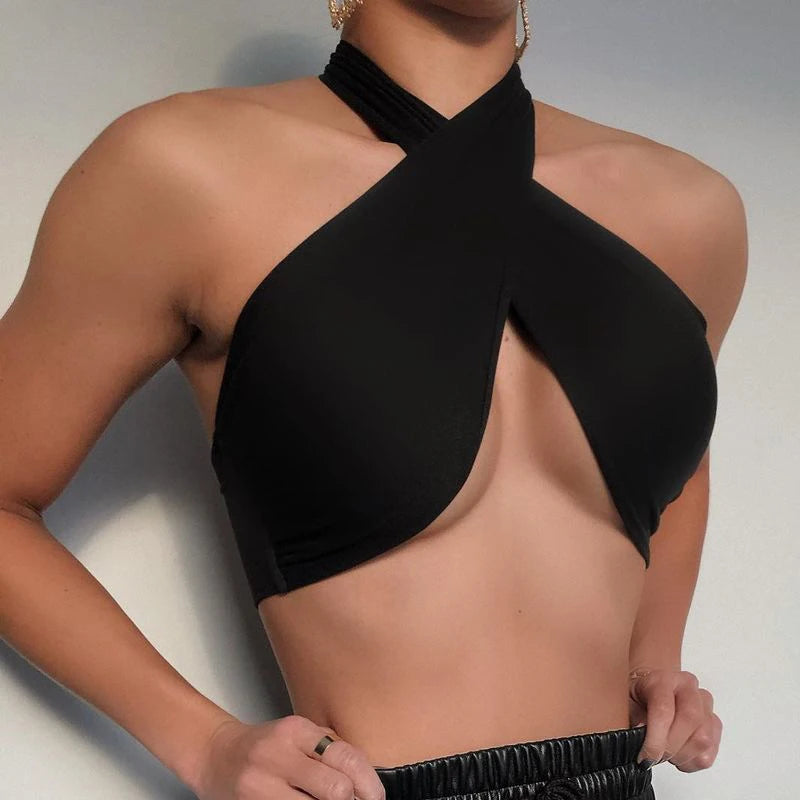 Women's Crossover Back Tops