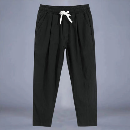 Loose Shorts Straight Drawstring Pants