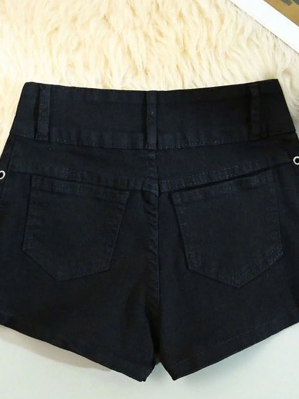 Shorts Women Skinny Lace-up
