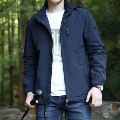 Men Outdoor Windproof Hiking Jackets