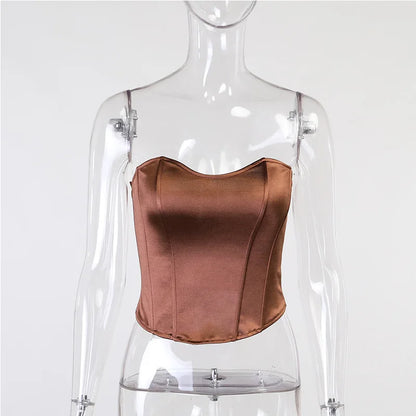 Solid Sleeveless Slim Skinny Top