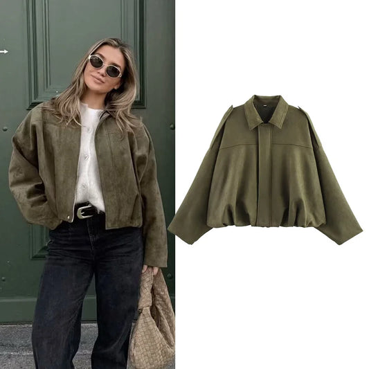 Women's Autumn Fashion Bomber Jacket