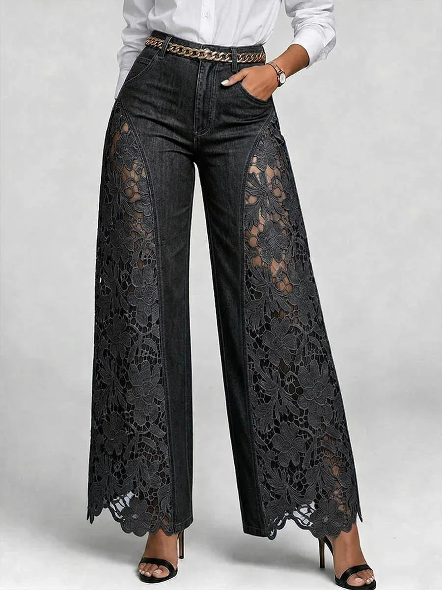 High Waist Wide Leg Pants
