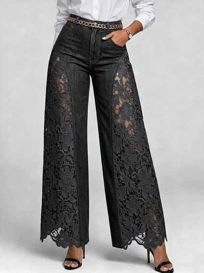 High Waist Wide Leg Pants