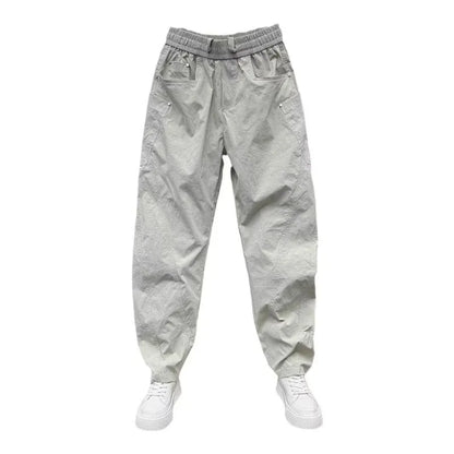 Men's Casual Pants Loose Straight Trousers
