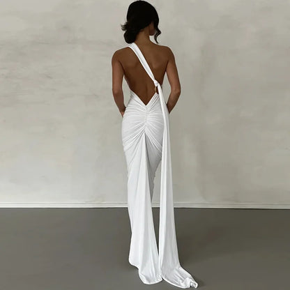 Womens Elegant Evening Party Cocktail Long Dress