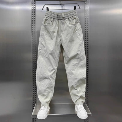 Men's Casual Pants Loose Straight Trousers