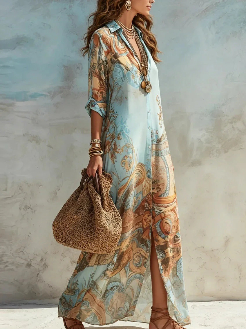 Elegant Shirt Dress for Women