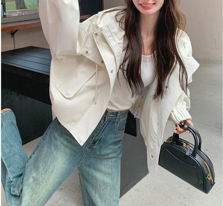 Workwear Hooded Jacket for Women