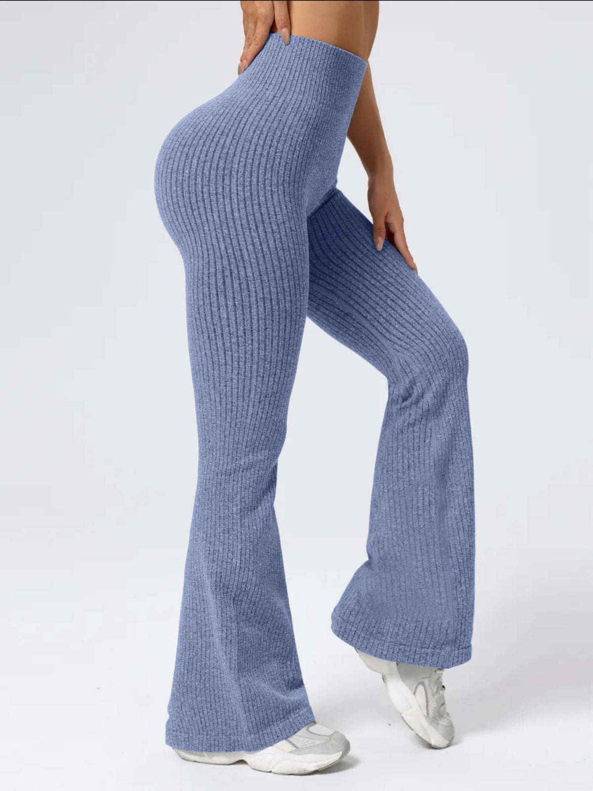 Women's High-Waist Bell Bottom Pants