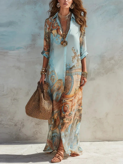 Elegant Shirt Dress for Women