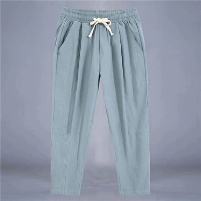 Loose Shorts Straight Drawstring Pants