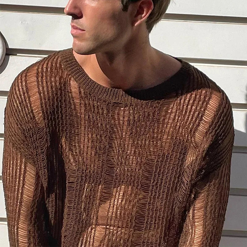 Sexy T-shirt Bottoming Streetwera Men