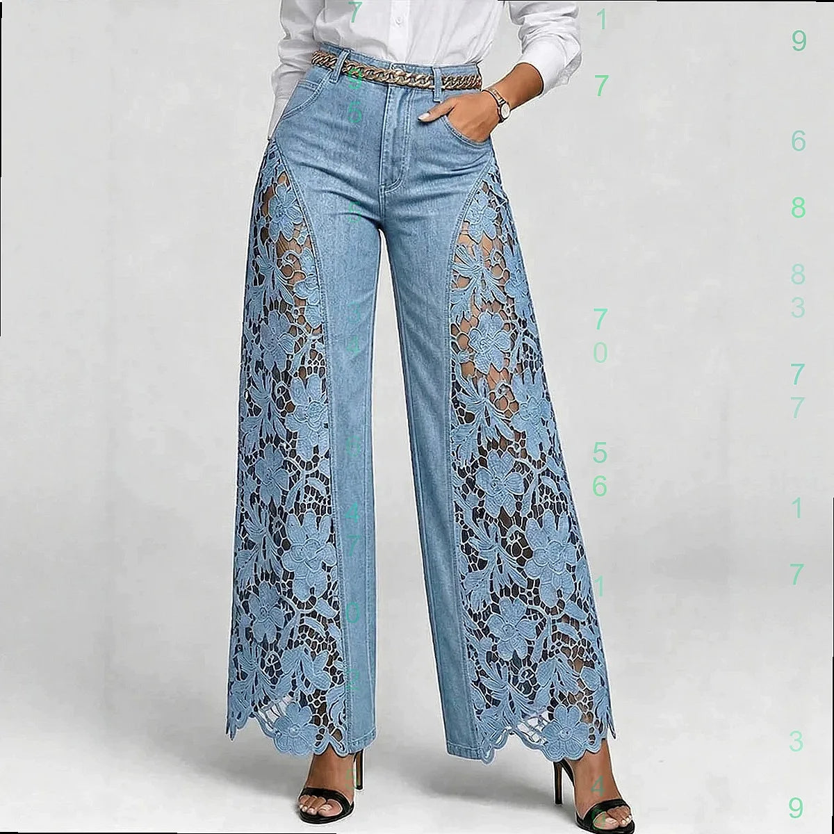 High Waist Wide Leg Pants