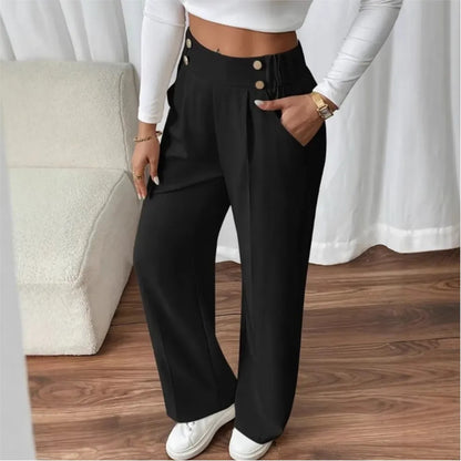 Women's Trousers Casual High-waisted Trousers
