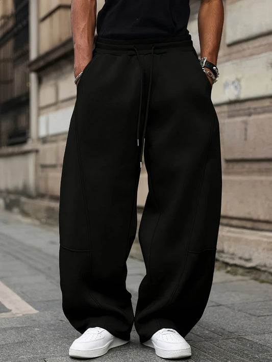 Men's Loose Wide-Leg Pants