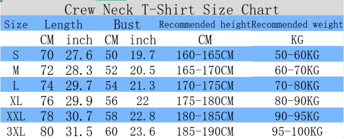 men's T-shirts for summer