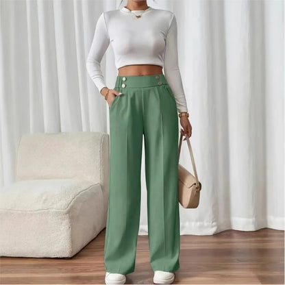 Women's Trousers Casual High-waisted Trousers