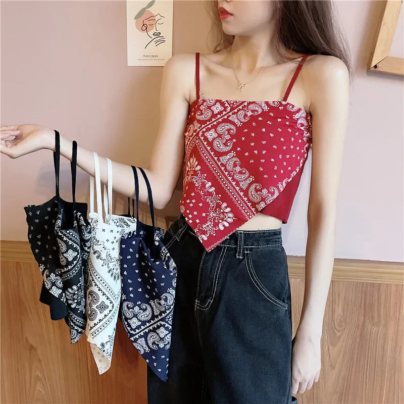 Woman Sexy Floral Tank Tops