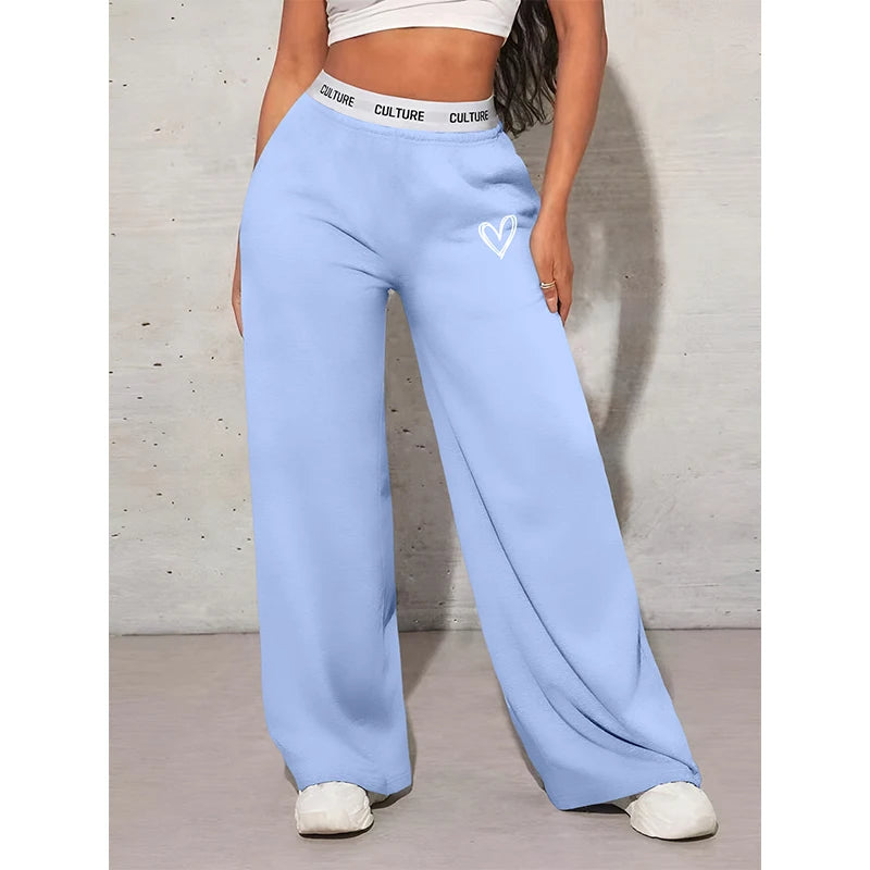 Women's Trousers Casual Loose Love