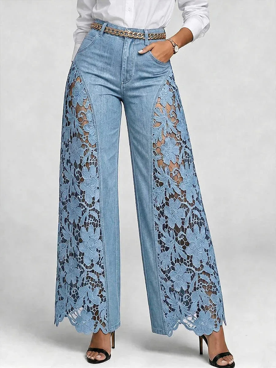 High Waist Wide Leg Pants