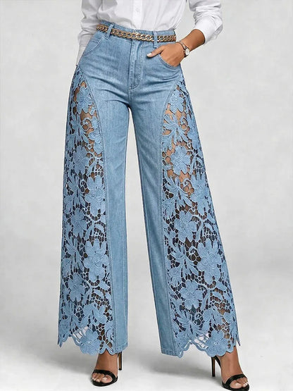 High Waist Wide Leg Pants