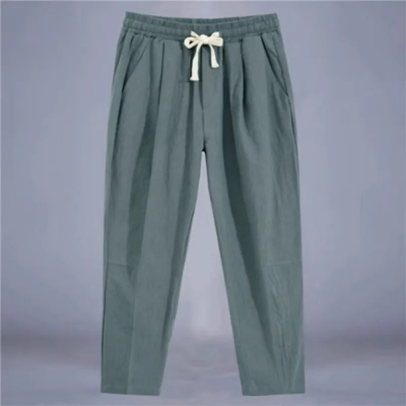 Loose Shorts Straight Drawstring Pants