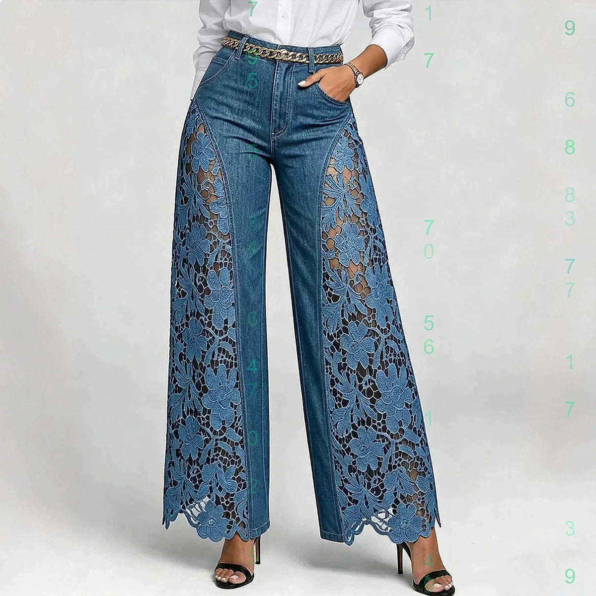 High Waist Wide Leg Pants