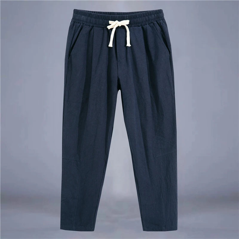 Loose Shorts Straight Drawstring Pants