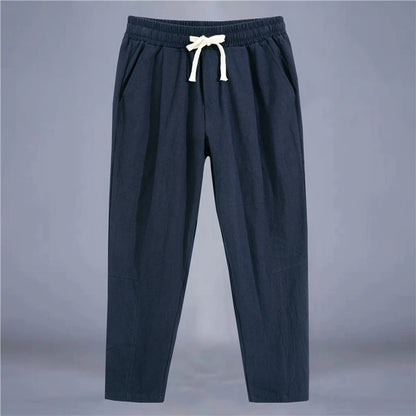 Loose Shorts Straight Drawstring Pants