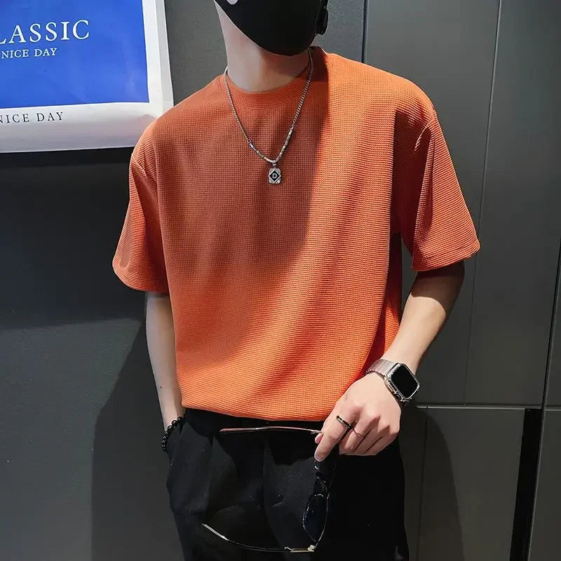 Top T Shirt for Men Orange