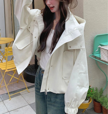 Workwear Hooded Jacket for Women