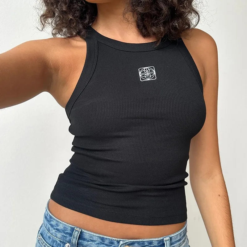 Women Summer Top Gothic