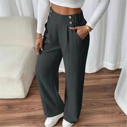 Women's Trousers Casual High-waisted Trousers