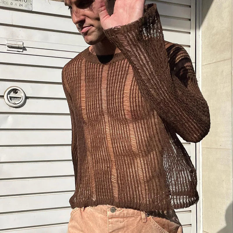 Sexy T-shirt Bottoming Streetwera Men
